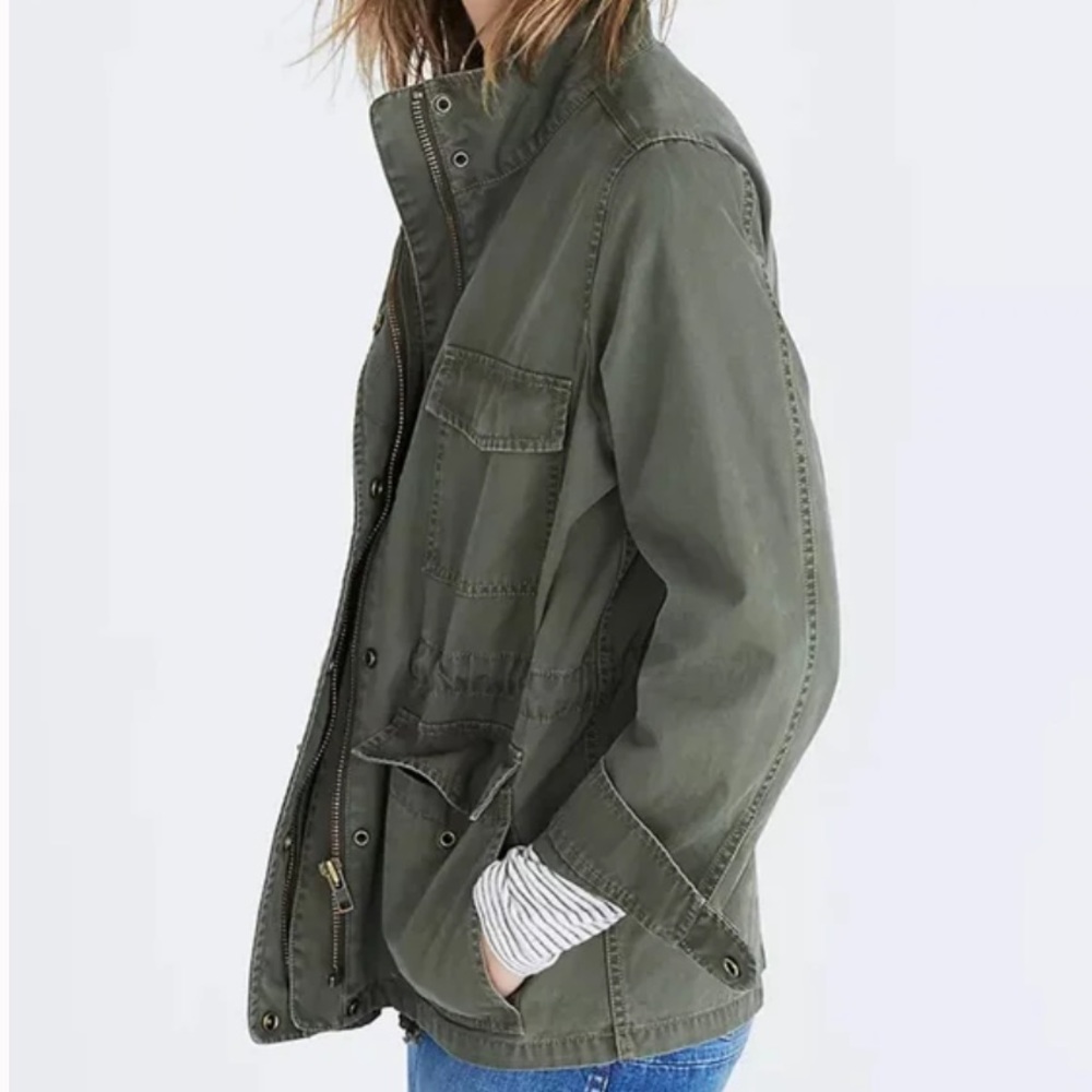 Madewell Olive Utility Jacket